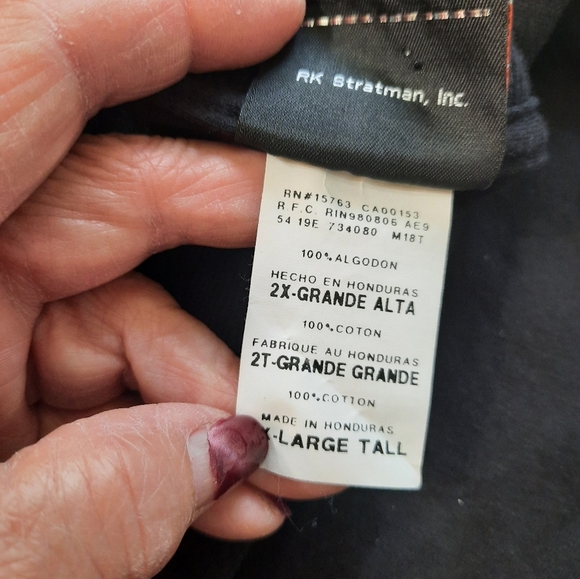 Harley-Davidson Black and Gold Short Sleeve Tee Cincinnati Ohio 2X Tall - Picture 5 of 8